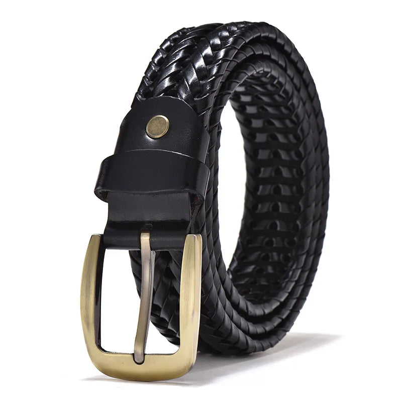 "Alma Bella" – Genuine Leather Braided Belt By Enzo Bellari®