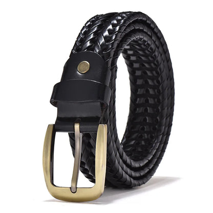 "Alma Bella" – Genuine Leather Braided Belt By Enzo Bellari®
