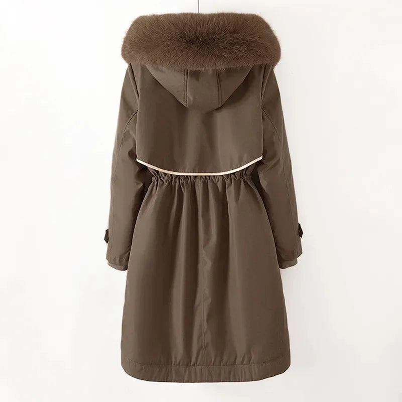 "Neve Elegante" – Fur Hooded Parka By Enzo Bellari®