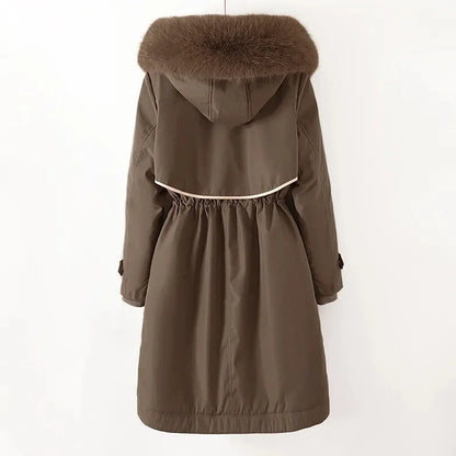 "Neve Elegante" – Fur Hooded Parka By Enzo Bellari®