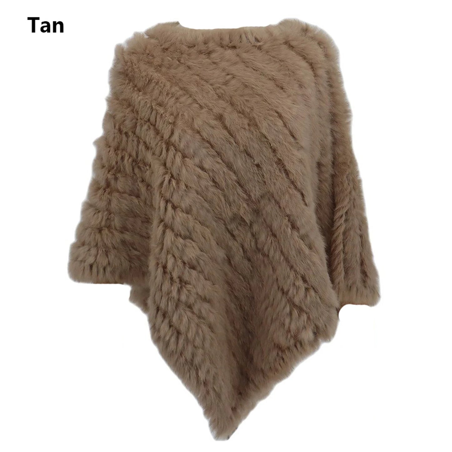 "Coniglio Reale" – Fur Poncho Vest By Enzo Bellari®