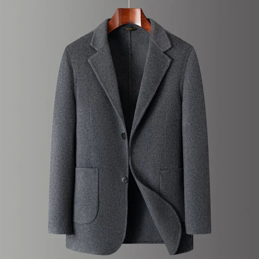 "Oro di Mare" – Double-Faced Woolen Business Jacket By Enzo Bellari®