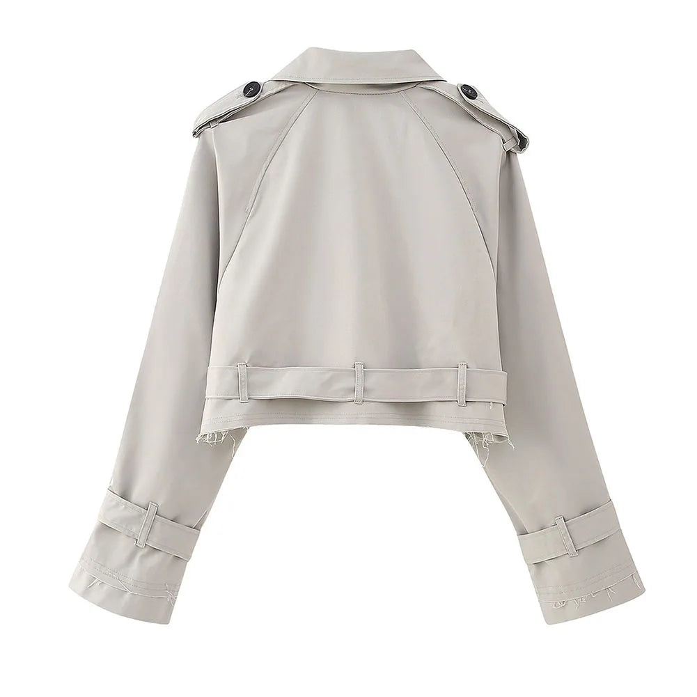 "Bello Sogno" – Cropped Double-Breasted Blazer By Enzo Bellari®