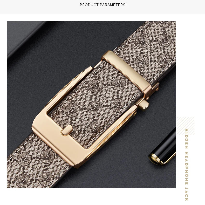 "Cintura Automatica" – Buckle Leather Belt By Enzo Bellari®