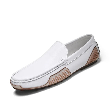 "Cammino Semplice" – Casual Leather Loafers By Enzo Bellari®