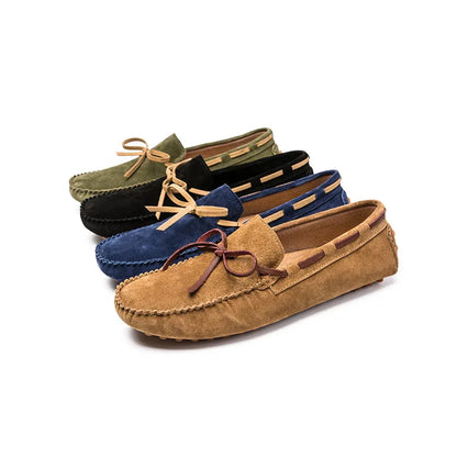 "Nodo Soffice" – Suede Lace-up Loafers By Enzo Bellari®