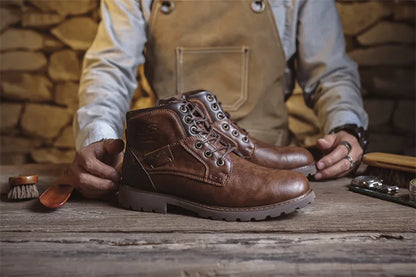 "Colpo Forte" – Leather Ankle Boots By Enzo Bellari®