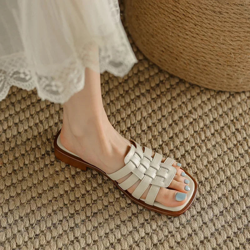 "Stile Romano" – Leather Roman Slippers By Enzo Bellari®