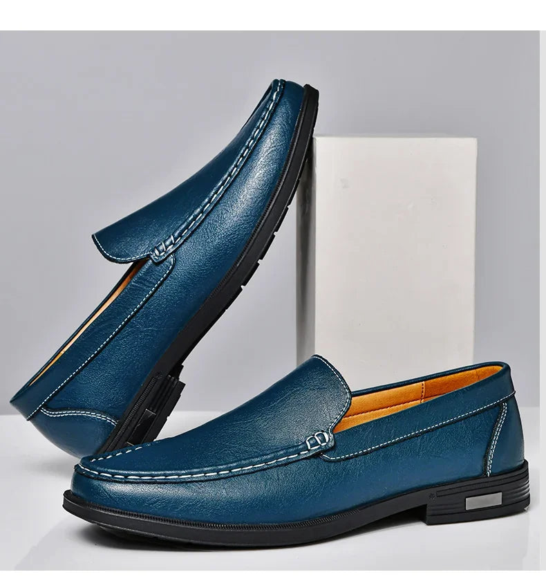 "Scivolo Vero" – Leather Slip-on Loafers By Enzo Bellari®