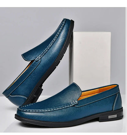 "Scivolo Vero" – Leather Slip-on Loafers By Enzo Bellari®