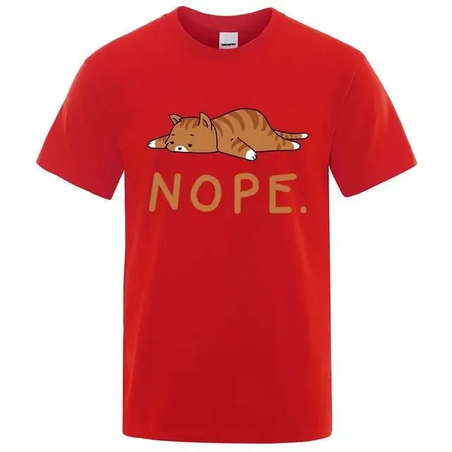 "Gatto Ribelle" – NOPE Cat T-shirt By Enzo Bellari®