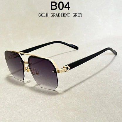 "Vista Leggera" – Semi-Rimless Sunglasses By Enzo Bellari®