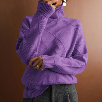 "Aria Serenata" – Knitted Polo Neck Sweater By Enzo Bellari®