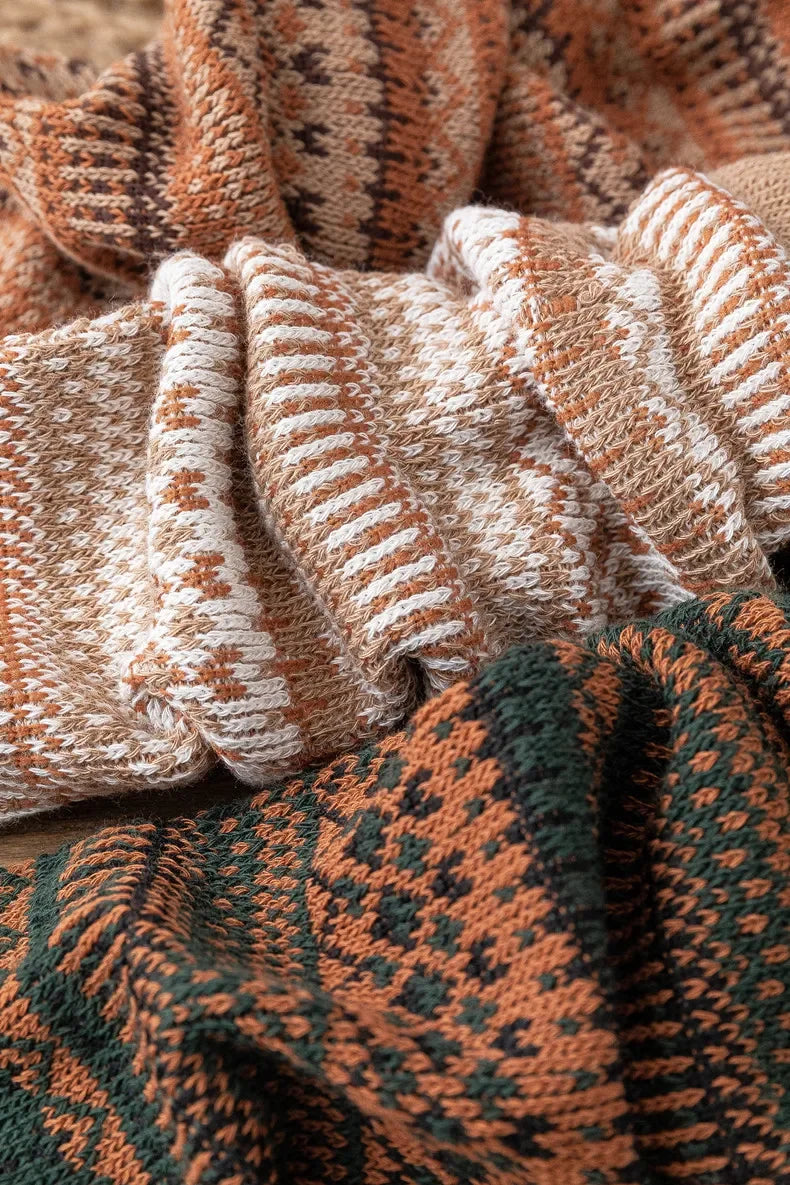 "Onda di Seta" – Ethnic Striped Knee Socks By Enzo Bellari®