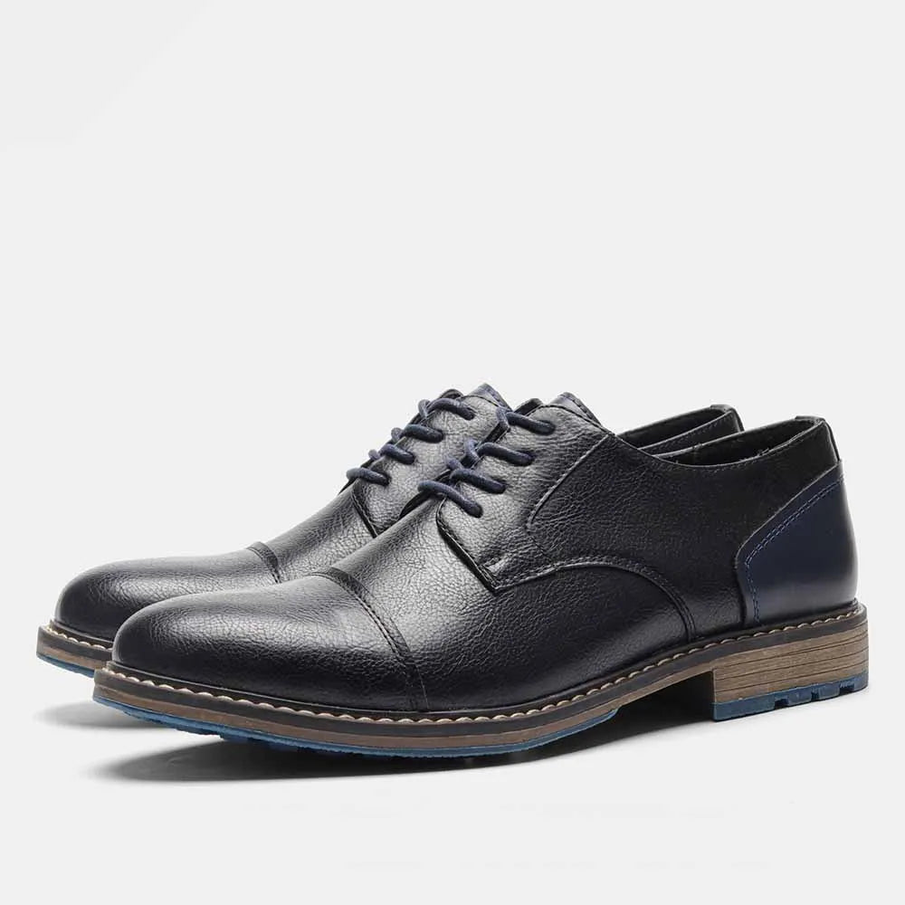 "Epoca Dorata" – Brogue Leather Oxfords By Enzo Bellari®