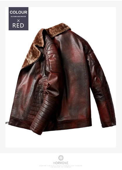 "Collare Regale" – Fur Leather Jacket By Enzo Bellari®