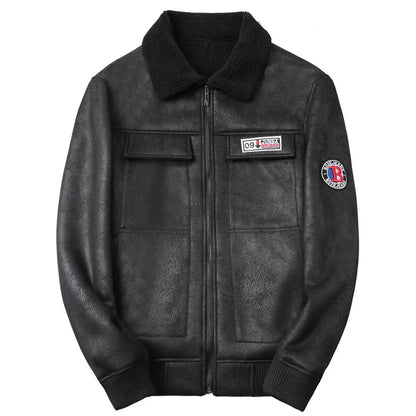 "Aria Serenata" – Fur Lined Slim Fit Leather Jacket By Enzo Bellari®