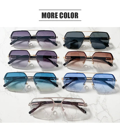 "Vista Leggera" – Semi-Rimless Sunglasses By Enzo Bellari®