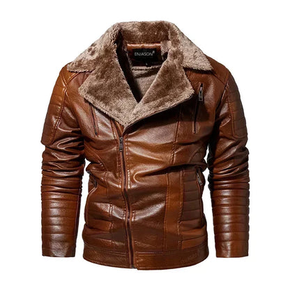 "Collare Regale" – Fur Leather Jacket By Enzo Bellari®
