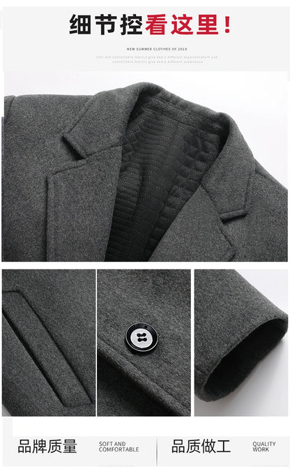 "Lana Lunga" – Woolen Trench Coat By Enzo Bellari®