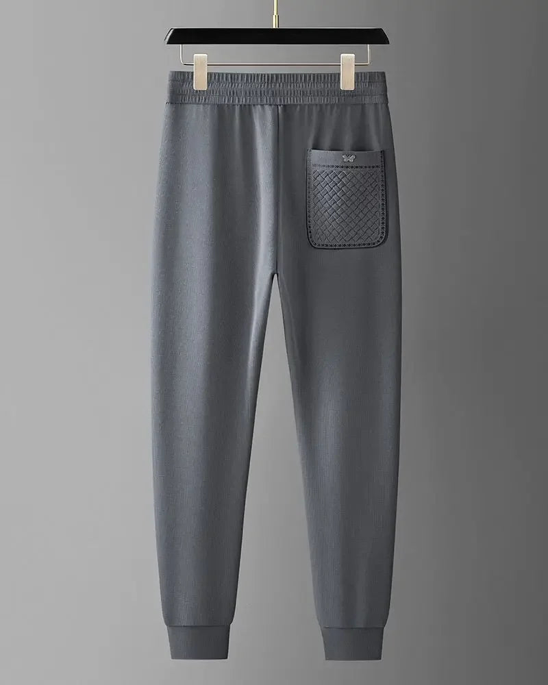 "Fior di Vento" – Embroidered Casual Pants By Enzo Bellari®