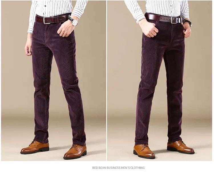 "Trama Rustica" – Corduroy Casual Pants By Enzo Bellari®