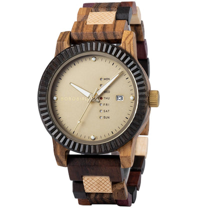 "Il Legno" – Wood Quartz Watch By Enzo Bellari®