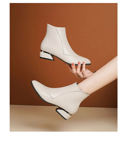 "Tacco Corto" – Pointed Ankle Boots By Enzo Bellari®