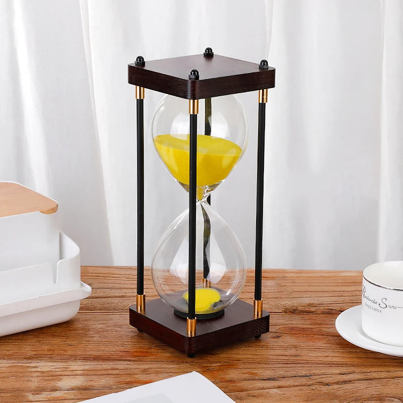 "Fior di Vento" – Vintage Wooden Hourglass Timer By Enzo Bellari®
