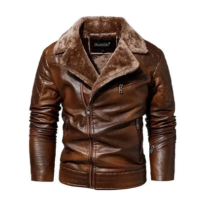 "Collare Regale" – Fur Leather Jacket By Enzo Bellari®