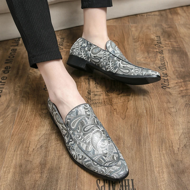 "Stampa Nobile" – Printed Leather Loafers By Enzo Bellari®