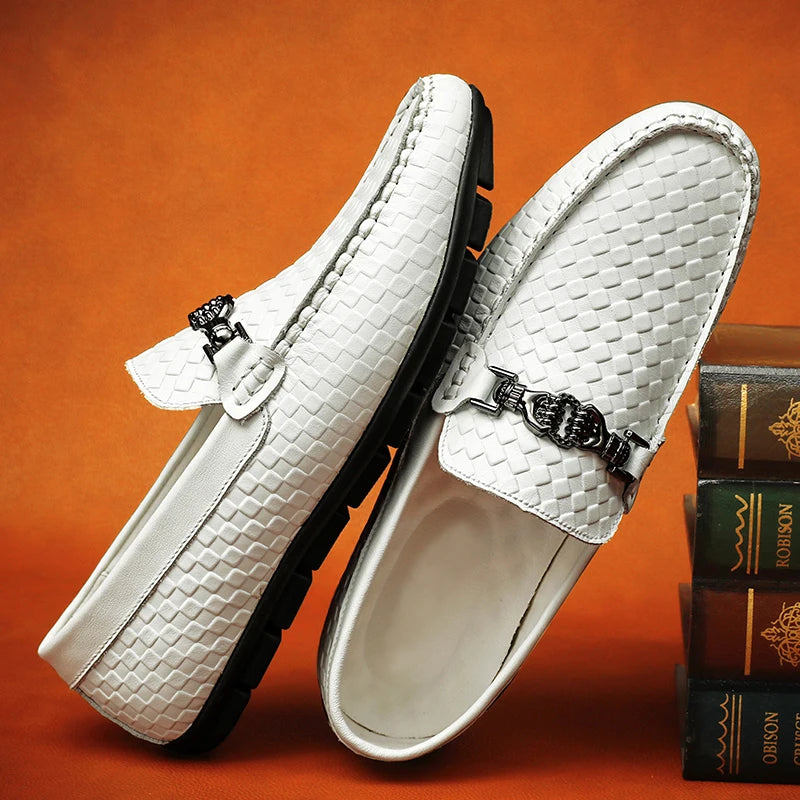 "Sole di Capri" – Genuine Leather Moccasin Loafers By Enzo Bellari®