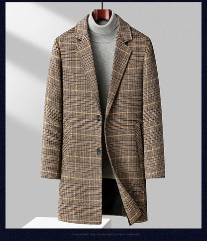 "Taglio Lungo" – Mid-Length Woolen Coat By Enzo Bellari®