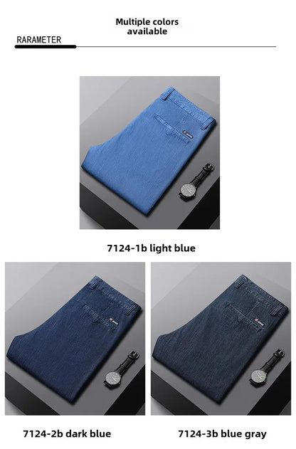 "Denim Estivo" – High-Waist Denim Trousers By Enzo Bellari®