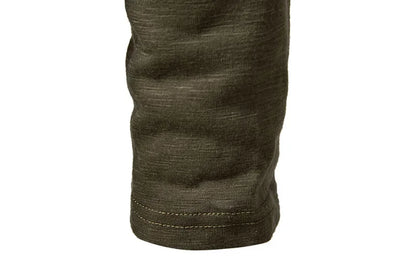 "Collo Naturale" – Cotton Henley Shirt By Enzo Bellari®