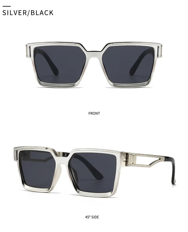 "Sole Dorato" – Square Gold Sunglasses By Enzo Bellari®