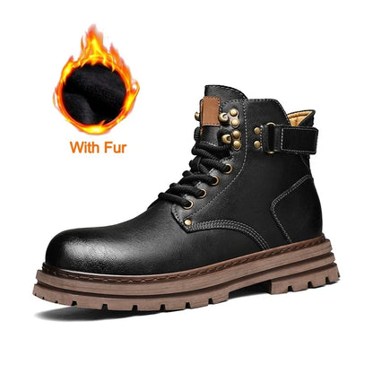 "Cuoio Puro" – Leather Ankle Boots By Enzo Bellari®