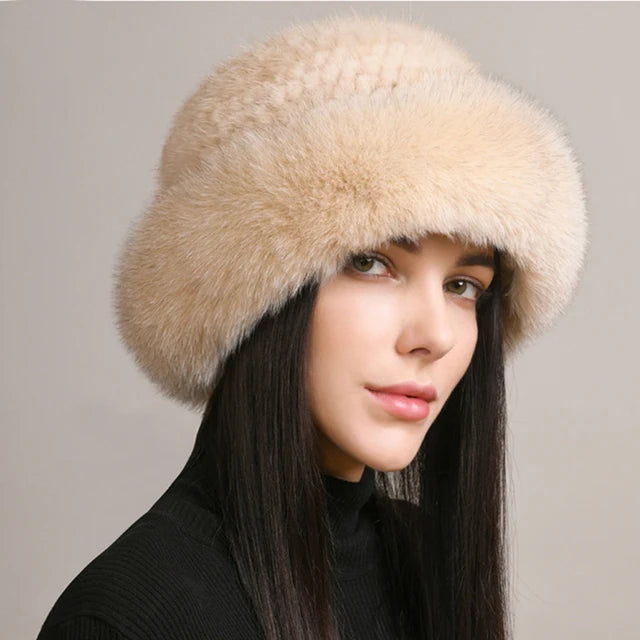 "La Pelliccia" – Mink & Fox Fur Beanie By Enzo Bellari®