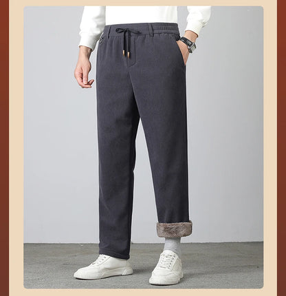 "Corte Morbida" – Corduroy Fleece Pants By Enzo Bellari®