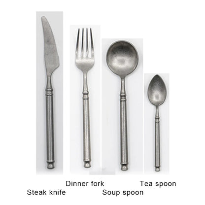 "Acciaio Retrò" – Stainless Flatware Cutlery Set By Enzo Bellari®