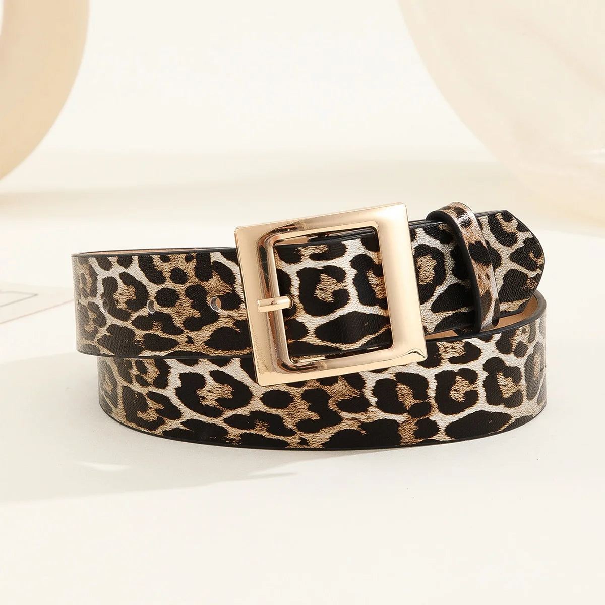 "Macchia Antica" – Leopard PU Belt By Enzo Bellari®