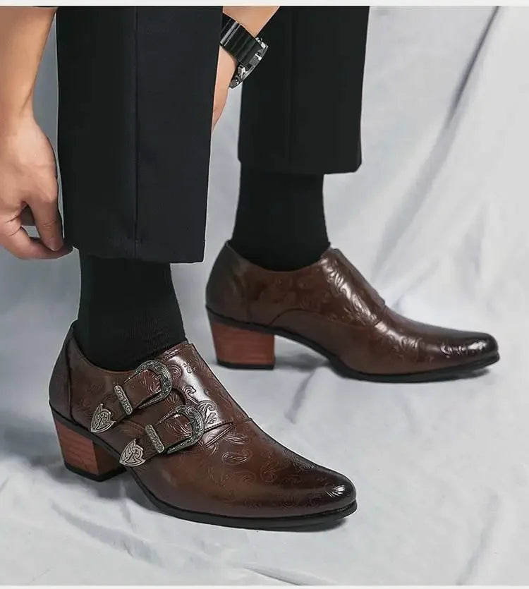 "Vento d'Oro" – Retro Brown Wedding Shoes By Enzo Bellari®