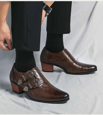 "Vento d'Oro" – Retro Brown Wedding Shoes By Enzo Bellari®