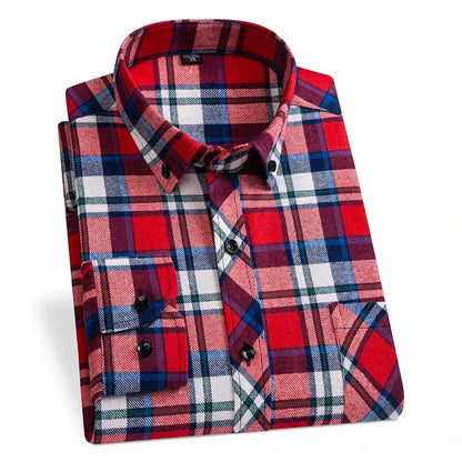 "Quadro Morbido" – Flannel Plaid Shirt By Enzo Bellari®