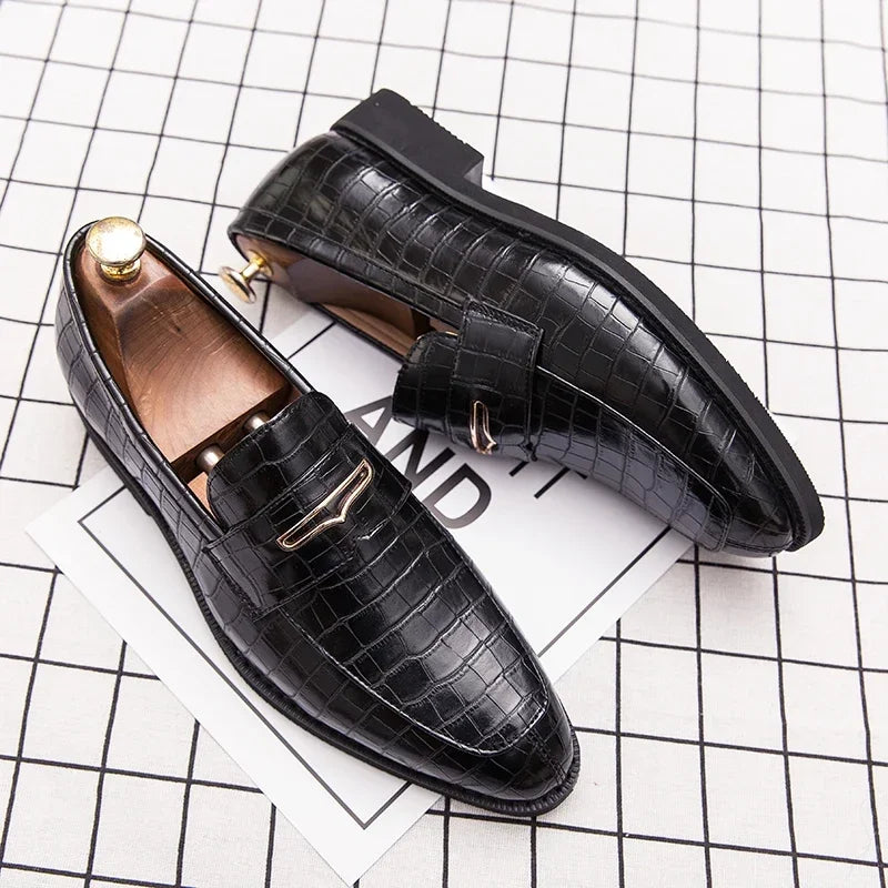 "Luna Dorata" – High-Quality Leather Loafers By Enzo Bellari®