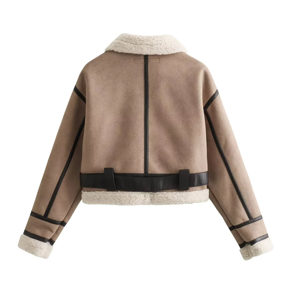 "Collo Peloso" – Fur Collar Short Jacket By Enzo Bellari®