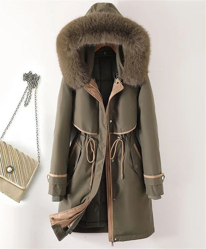 "Neve Elegante" – Fur Hooded Parka By Enzo Bellari®