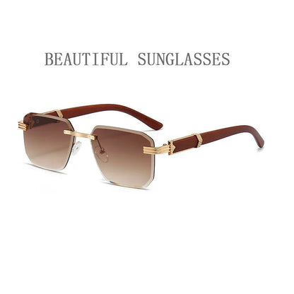 "Occhio Legnoso" – Wooden Square Sunglasses By Enzo Bellari®