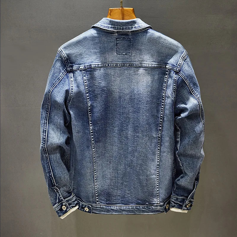 "Fior di Vento" – Zipper Denim Jacket By Enzo Bellari®