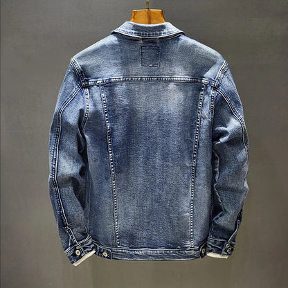 "Fior di Vento" – Zipper Denim Jacket By Enzo Bellari®